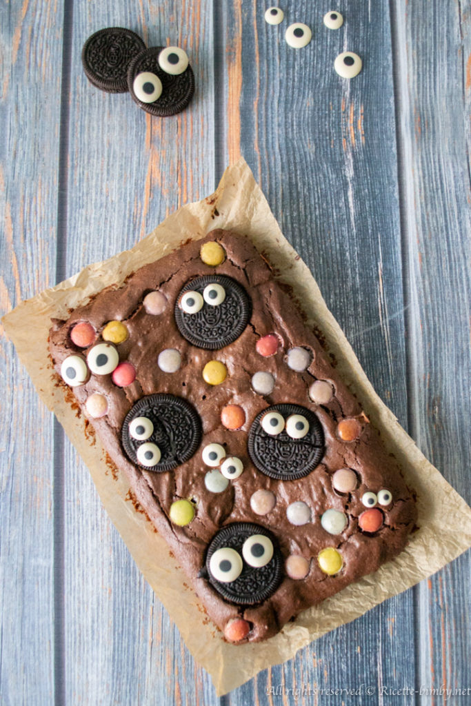 Brownies oreo di Halloween bimby