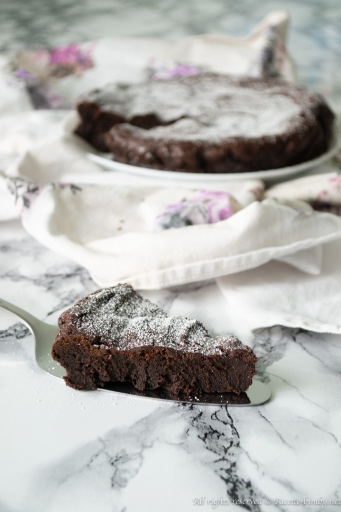Torta al cioccolato senza farina bimby