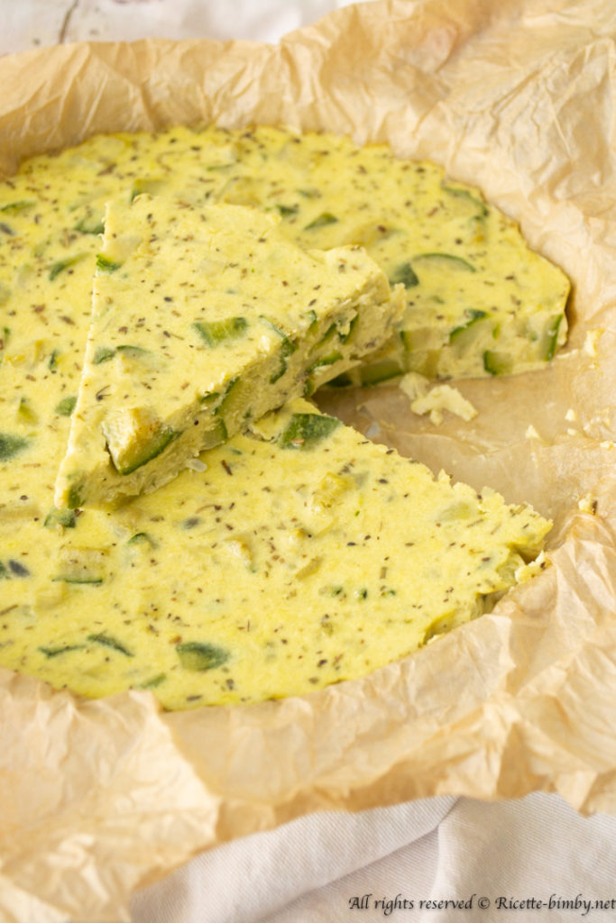 Frittata di zucchine bimby