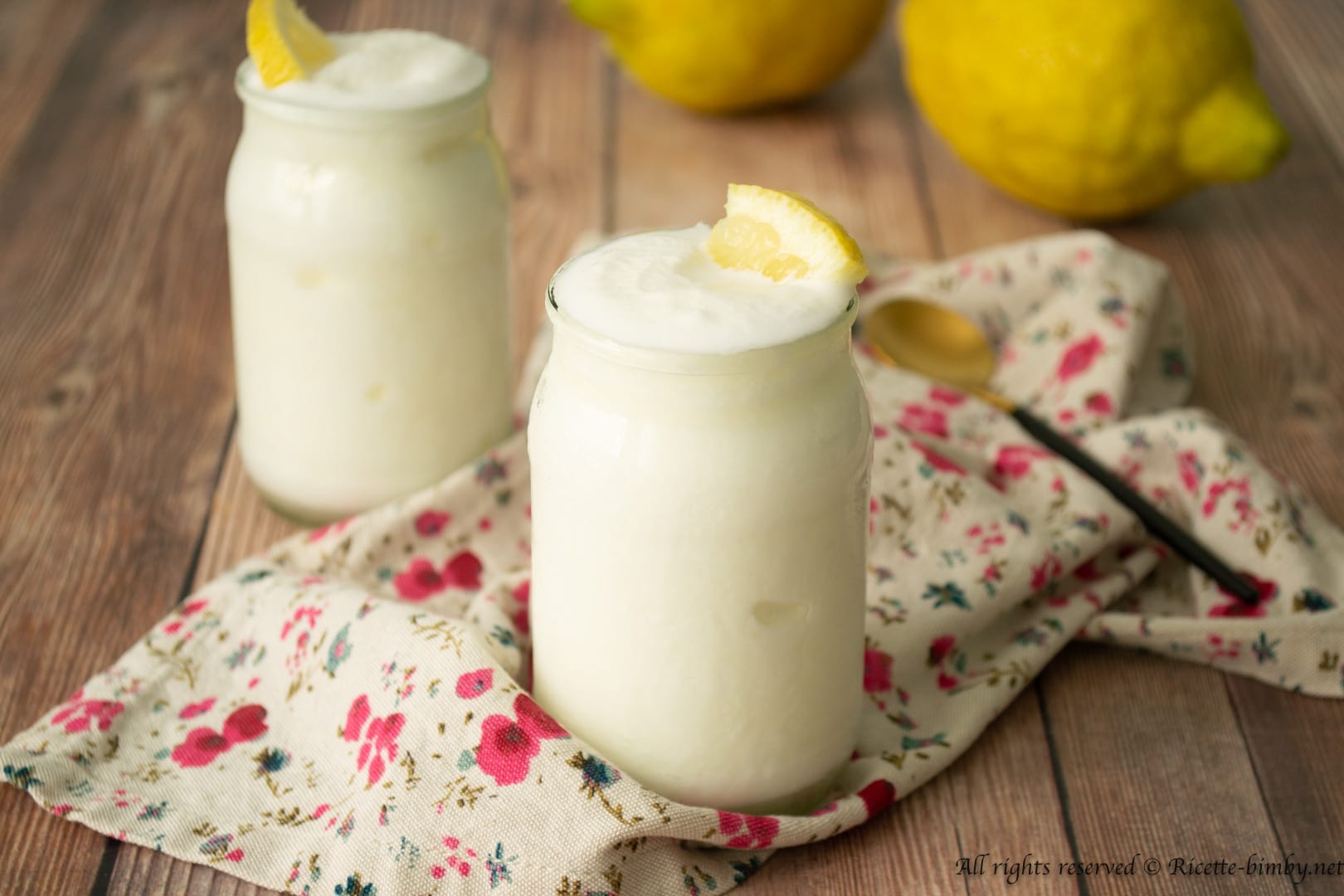 Sorbetto cremoso al limone Bimby