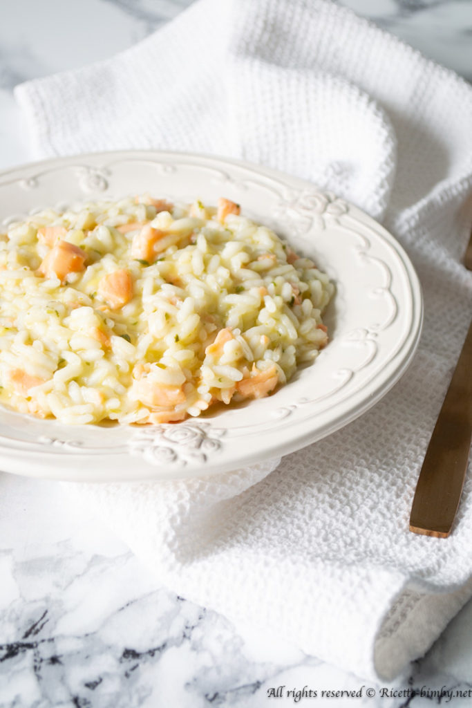 Risotto al salmone affumicato bimby