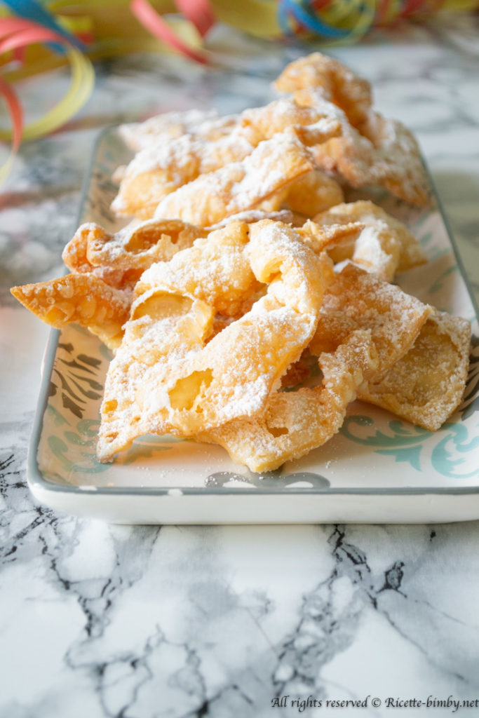 Chiacchiere alla panna bimby