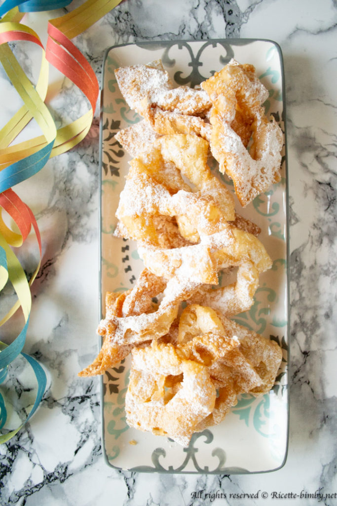 Chiacchiere alla panna bimby