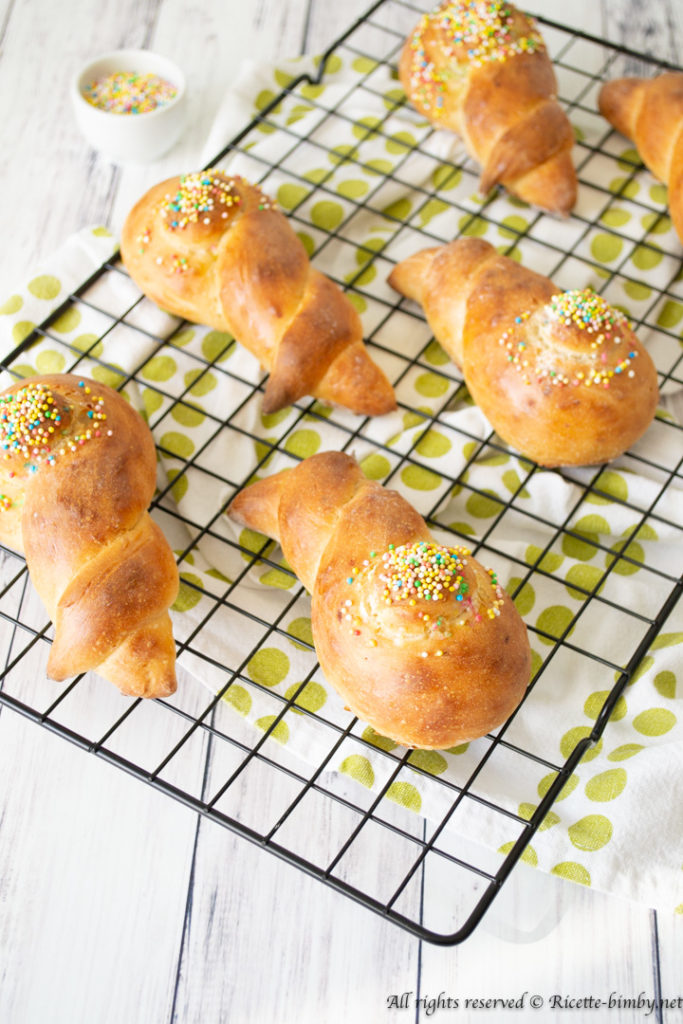 Conigli di pan brioche bimby