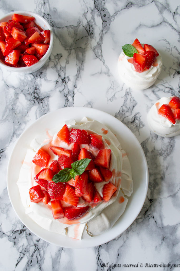 Thermomix Strawberry Pavlova