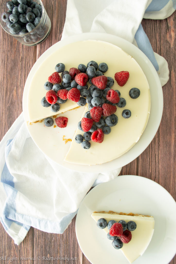 Torta fredda allo yogurt bimby