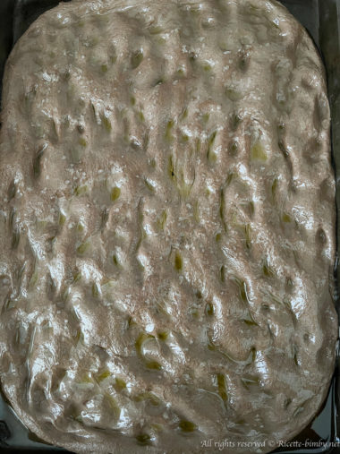 Focaccia al cacao bimby passaggi