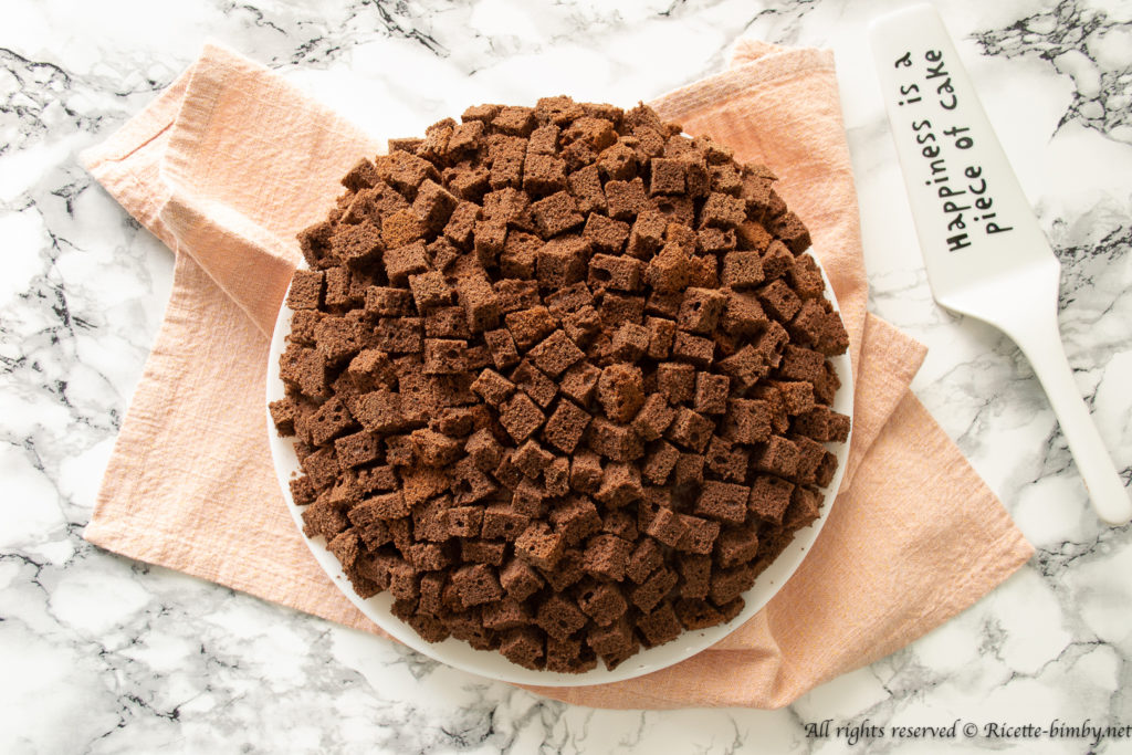 Torta mimosa al cioccolato Bimby