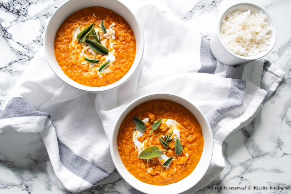 Zuppa di lenticchie speziata Bimby
