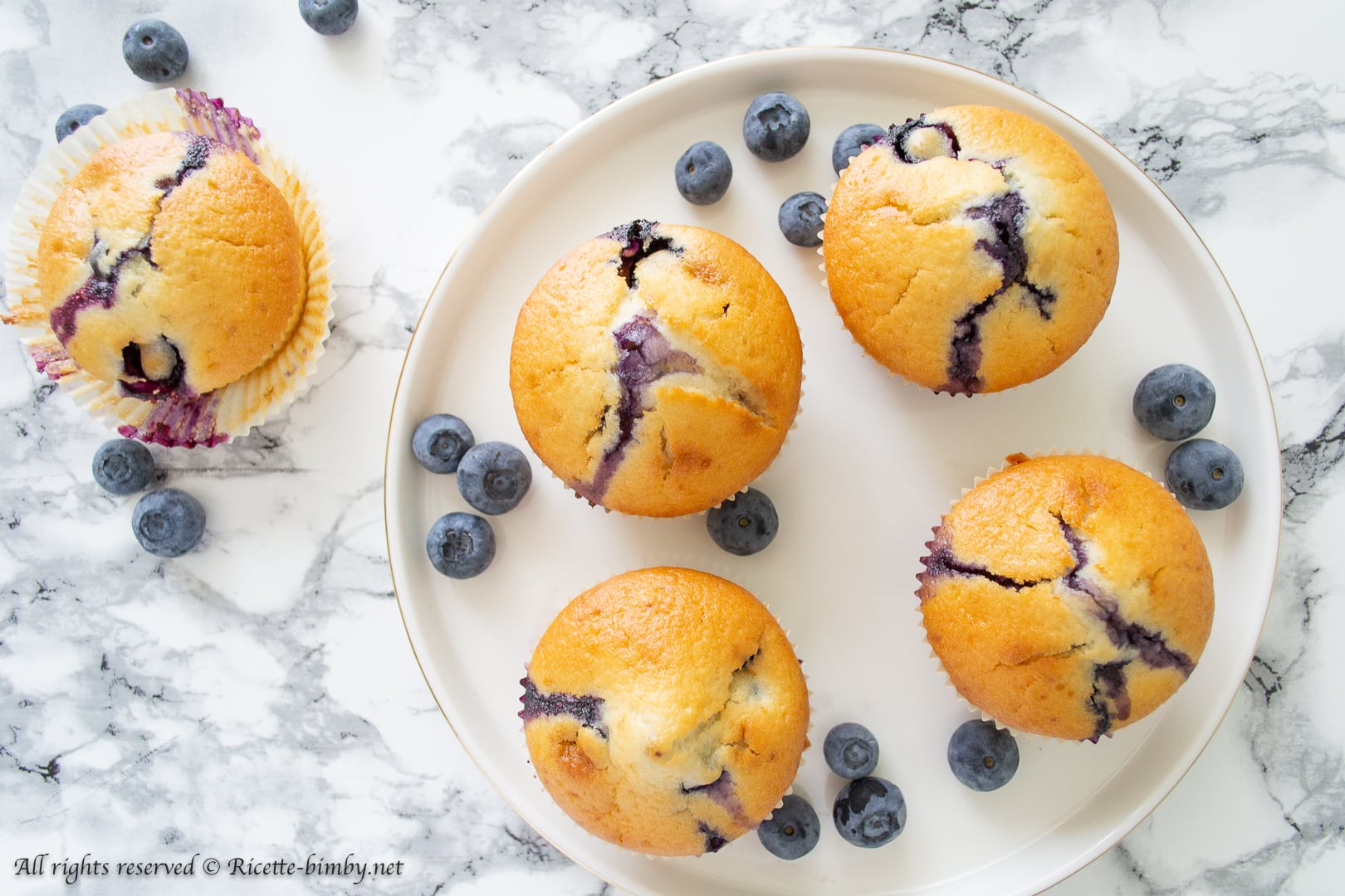 Muffin ai mirtilli Bimby