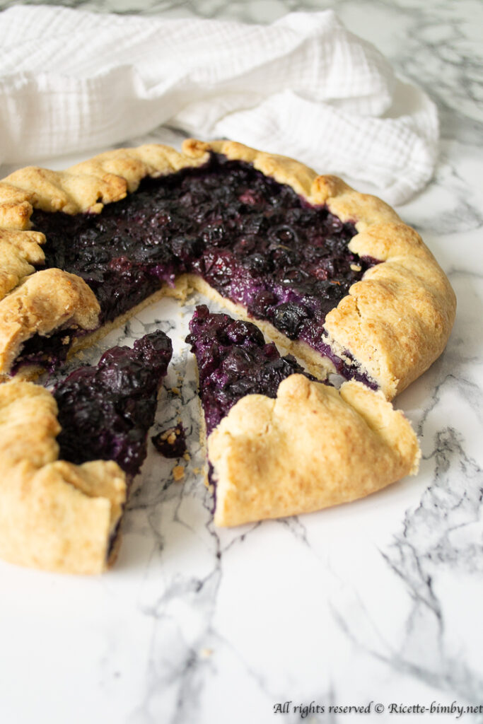 Galette ai mirtilli bimby