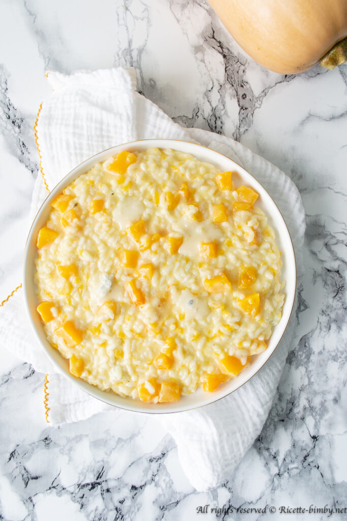Risotto alla zucca e gorgonzola bimby