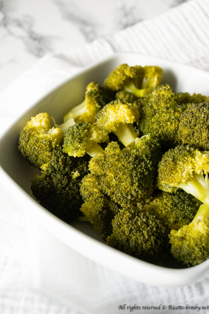 Broccoli al vapore bimby