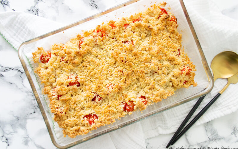 Crumble di pomodori Bimby