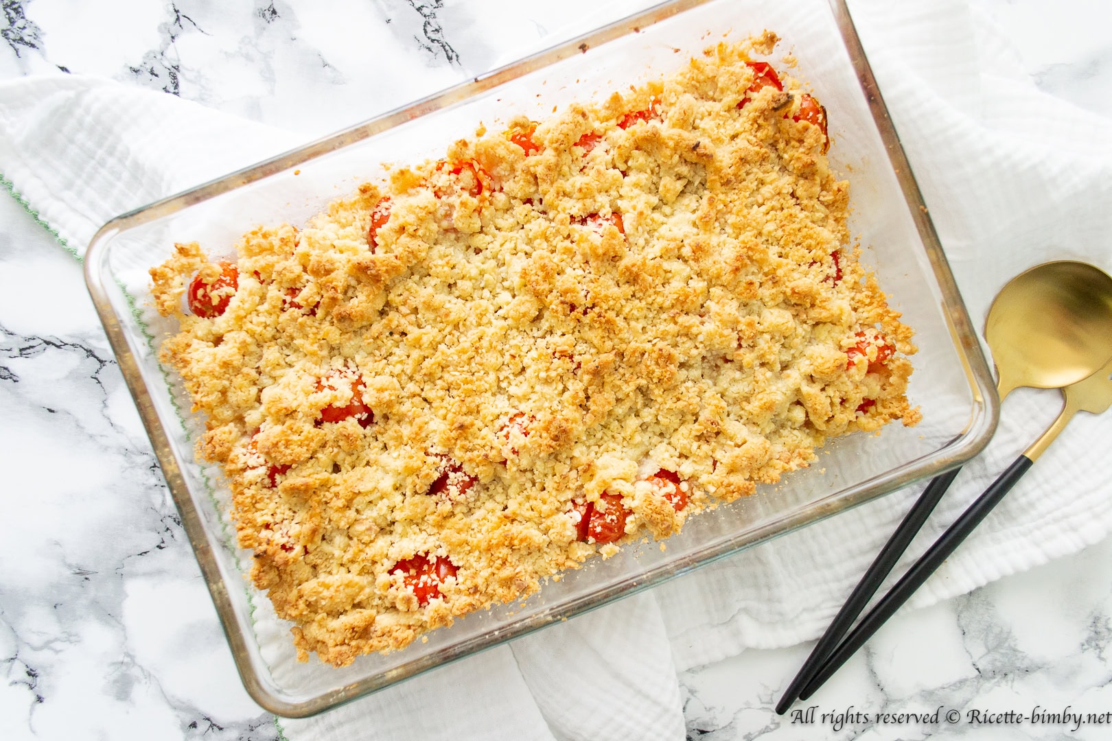Crumble di pomodori Bimby